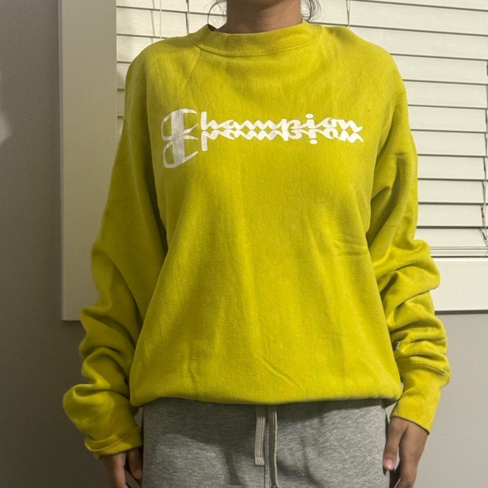 Champion Lime Green Sweatshirt